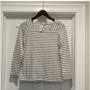 Grey Stripe Top - NEW!